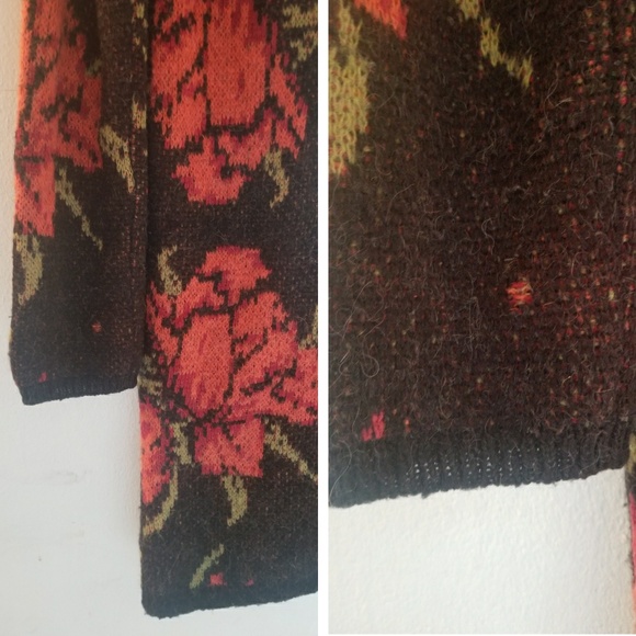 Free People Flower Power Oversized Long Cardigan - Picture 8 of 8